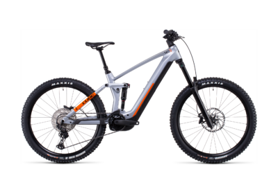 Cube Stereo Hybrid 160 HPC SL 750 27.5 polarsilver´n´orange